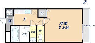 エスティームⅠ番館の物件間取画像